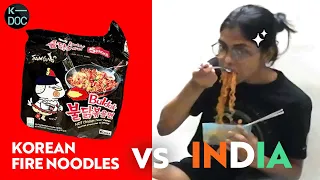 🔥🐔  Korean Fire Noodle CHALLENGE 🔥🐔