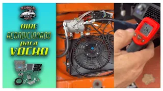 Aire acondicionado ELECTRICO para VOCHO (sin perder fuerza de motor?)😮