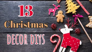 ⭐13 STUNNING CHRISTMAS DECOR DIYS!!~Dollar Store Christmas Decor Ideas~Christmas in July 2022