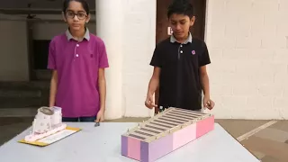 Drum and santoor working model science project