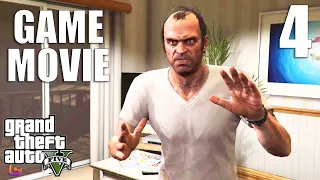 GTA V [Full Game Movie - All Cutscenes Longplay] Gameplay Walkthrough No Commentary Part 4 [PC 1080]