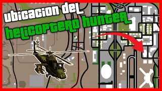 👉Cómo tener el HELICÓPTERO HUNTER en GTA SAN ANDREAS | Ubicación👈