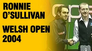 Unstoppable Ronnie O'Sullivan at the Welsh Open 2004!
