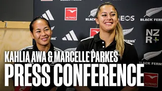 Marcelle Parkes and Kahlia Awa set sights on Black Ferns