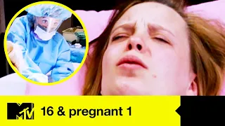 "Is She Getting The Epidural Now?" | Catelynn Baltierra Gives Birth To Carly | 16 & Pregnant 1