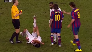 Ibrahimovic protecting Messi
