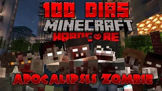 SOBREVIVI 100 Días en un APOCALIPSIS ZOMBIE en Minecraft