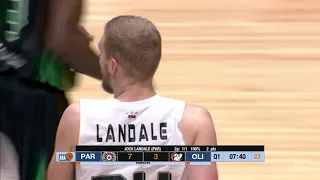 Brutal dunk by Jock Landale! (Partizan NIS - Petrol Olimpija, 6.10.2018)