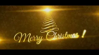 Golden Cinematic Christmas Greetings | After Effects Tutorial | No - plugins