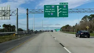 Jacksonville Beltway (Interstate 295 Exits 52 to 61) southbound/inner loop (Express Lanes)