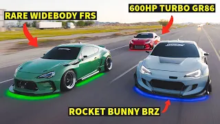 WILD FRS/BRZ/86's TAKEOVER THE STREETS!