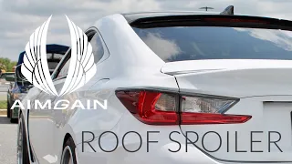 Best technique for installing car roof spoiler - AIMGAIN