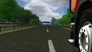 Euro Truck Simulator 2008 first load to Paris part2