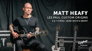 Matt Heafy Demos His Epiphone Les Paul Custom Origins Signature Model