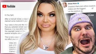 Ethan Klein DRAGS Trisha Paytas for copyright claiming…