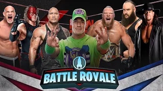 BATTLE ROYAL MATCH WWE 2K22 8 MAN BATTLE ROYAL FULL MATCH GAMEPLAY! WWE 2K22 GAMEPLAY