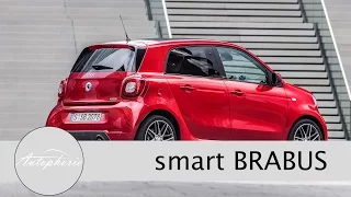 2016 smart BRABUS forfour (80kW/109 PS) im Test / Fahrbericht / Review - Autophorie