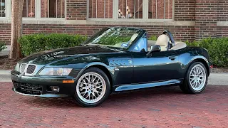 2001 BMW Z3 3.0 roadster with 5sp manual and sport package for sale.