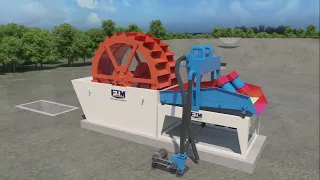 Sand Washing Machine Animation - FTM Machinery