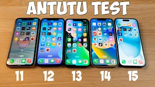 IPHONE 11, 12, 13, 14, 15 - ANTUTU TEST