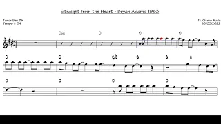 Straight from the Heart - Bryan Adams 1983 (Tenor Sax Bb) [Sheet music]