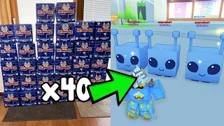 I Unboxed 40 Tech Plush And This Happened! - Pet Simulator X Roblox