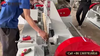 Mini core log veneer peeling machine