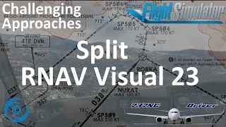 Challenging Approaches: Split RNAV Visual 23 | Real Airline Pilot