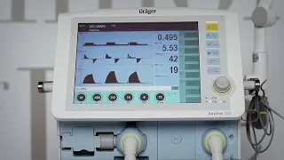 Аппарат ИВЛ Dräger Savina 300: обучающее видео