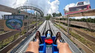 The Goat Coaster @ Goats on the Roof, Pigeon Forge TN [4K 60 FPS] Weird and Wild!