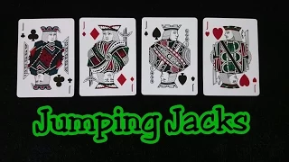 'Jumping jacks' COOL card trick performance