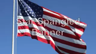 Star Spangled Banner with Lyrics, Vocals, and Beautiful Photos