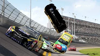 HUGE AIR! (Massive Pile Up!) | Forza Motorsport 6 | NASCAR Expansion