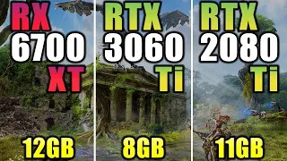 RX 6700 XT vs RTX 3060 Ti vs RTX 2080 Ti - 25 Games + FSR/DLSS/Ray Tracing Benchmarks