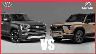 2024 Lexus GX vs 2023 Toyota Sequoia: Battle of the Big SUVs