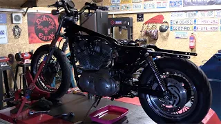 Harley Sportster 1200, Full Tear Down, (Day 1)