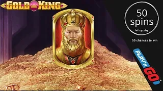 Gold King Free Slot Review RTP-96.52% - Play'n Go slot