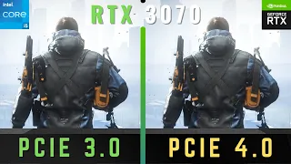 PCIE 3.0 vs PCIE 4.0 | RTX 3070 8GB + i5 11400F | Test in 8 Games