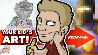 KID'S ART Redrawn by a PROFESSIONAL ARTIST! - Ep.5