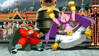 M. BISON vs MAJIN BUU - The highest level of exciting fight !