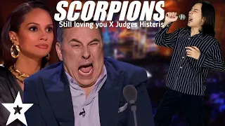THE JUDGES CRIED HYSTERICS HEARING SCORPIONS WITH A VERY EXTRAORDINARY VOICE AGT 2023