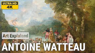 Antoine Watteau: A collection of 10 oil paintings with title and year, 1716-1718 [4K]