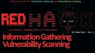 RedHawk Information Gathering, Vuln Scan & Crawling on Kali Linux