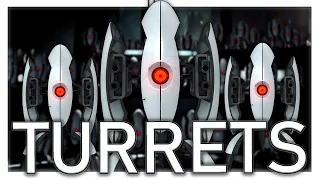 The Ruthless Killing Machines of Aperture | Sentry Turrets | FULL Portal Lore