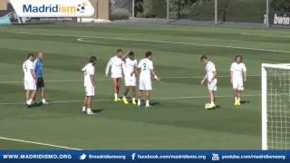 Gareth Bale's First Training with Real Madrid