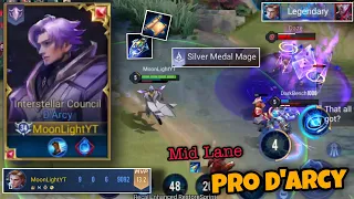 NEW D'arcy Mid Lane Pro Gameplay with Most Best Build | Arena of Valor | Liên Quân mobile