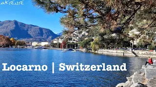 [ 8K] Swiss Italian LOCARNO - Charming Italian Speaking Town in Switzerland | Walk tour 4K UHD video