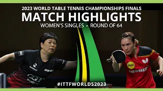 Xia Lian Ni vs Xiaona Shan | WS R64 | 2023 ITTF World Table Tennis Championships Finals