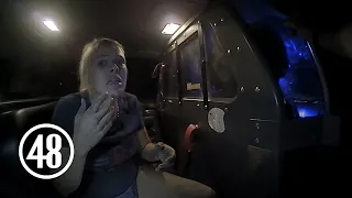 Police body cameras capture a wife in distress following the shooting of her husband