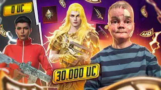 😱 30000 UC - ЛУЧШАЯ ПРОКАЧКА АККАУНТА ДРУГУ В PUBG MOBILE! ПРОКАЧАЛ АККАУНТ ПУБГ МОБАЙЛ!